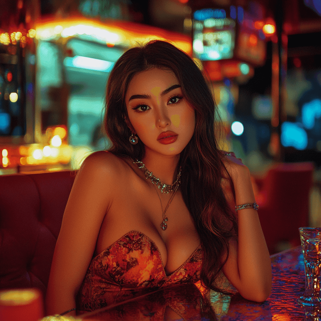 thai beauty posing deep fake nude