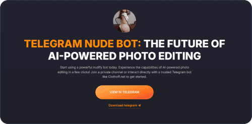 DeepNude Telegram Bot